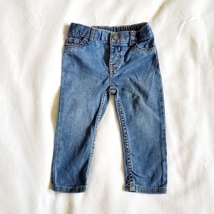 Carter's Medium Wash Jeans Baby Girl 12M